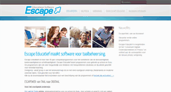 Desktop Screenshot of escape-educatief.nl