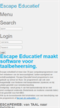 Mobile Screenshot of escape-educatief.nl