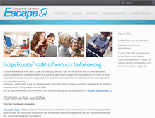 Tablet Screenshot of escape-educatief.nl